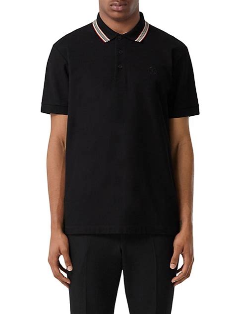 Shop Burberry Pierson Piqué Polo Shirt 